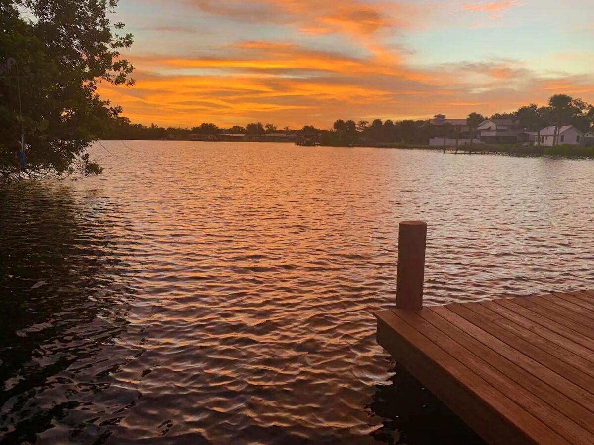 Blue Heron House, Private 4 Bedroom Waterfront W Heated Pool And Fire Pit Ruskin Exterior foto